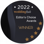 This is a badge from wedding rule for editor's Choice Awards winner for photography